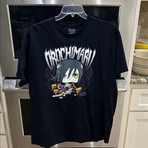 Funko Black Orochimaru Graphic Tee Naruto Shippuden Unisex 2XL